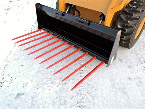 skid steer manure fork for sale|manure scraper for skid steer.